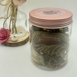 Honey Glow Curated Vintage Jewelry Jar Wearable Surprise Collection